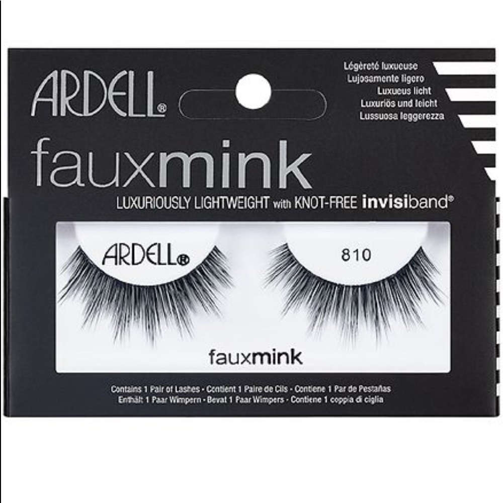 ARDELl Faux Mink Luxuriously Lightweight With Knot Free Invisiband, 810, Black